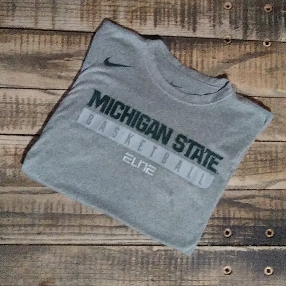 Womans nike michigan state basketball tshirt